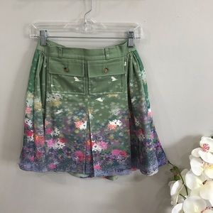 Timo Weiland floral pleated skirt